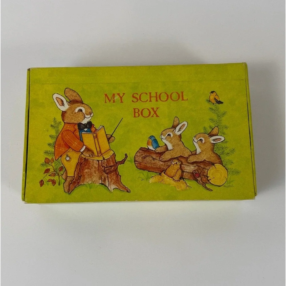 Vintage My School Box Cardboard Pencil Case -General Box Company